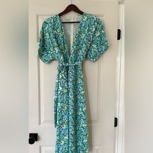 Top Shop floral midi dress